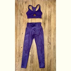 Metallic workout set